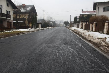 Fragment wyremontowanej ulicy Torfowej